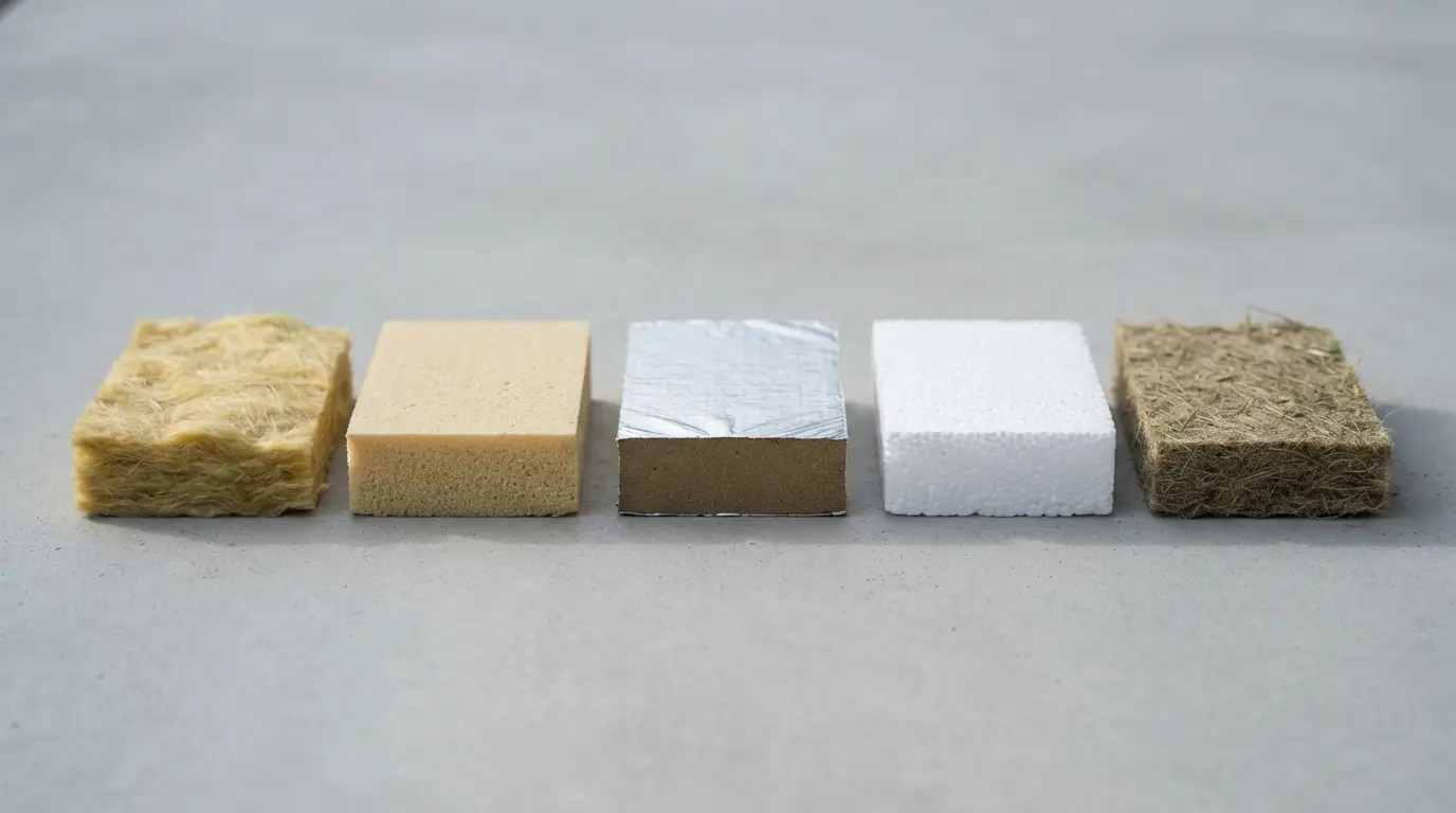 isolatiematerialen vergelijken