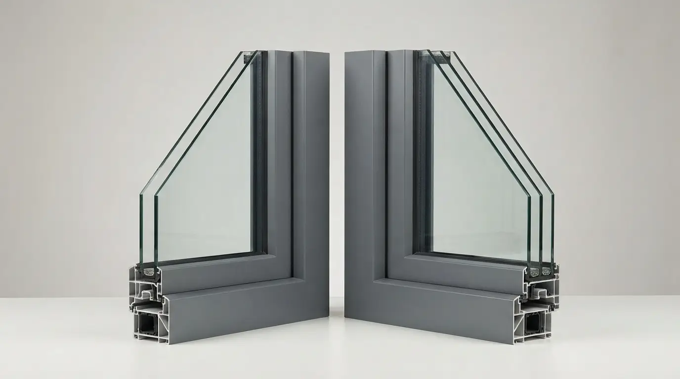 HR++ glas of triple glas